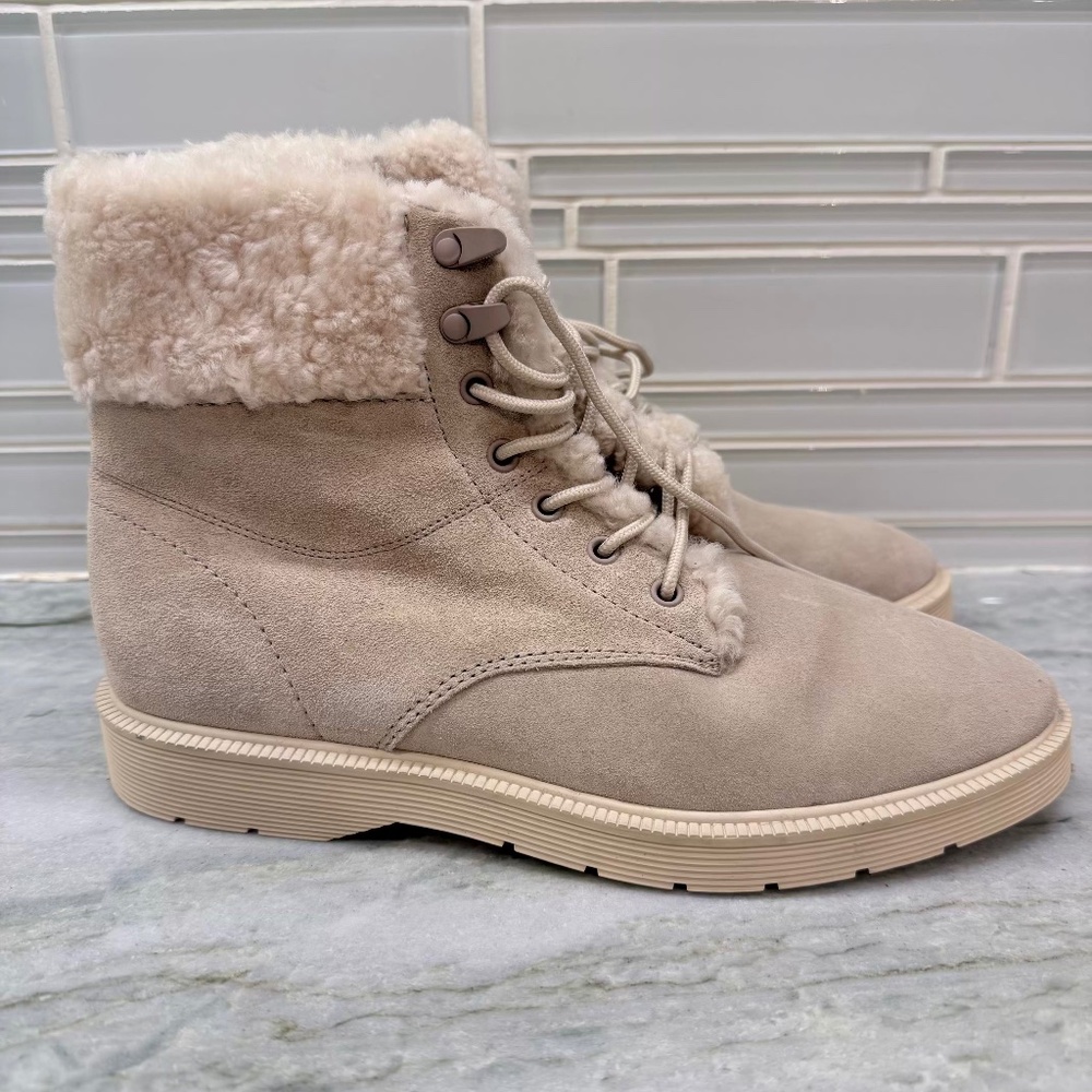 Vince Hayes II Water Repellent Shearling Boots